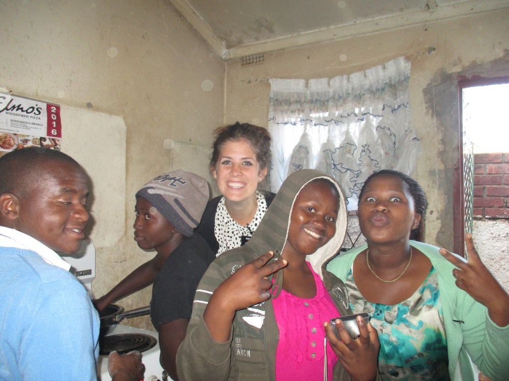Making Chipati at a members house